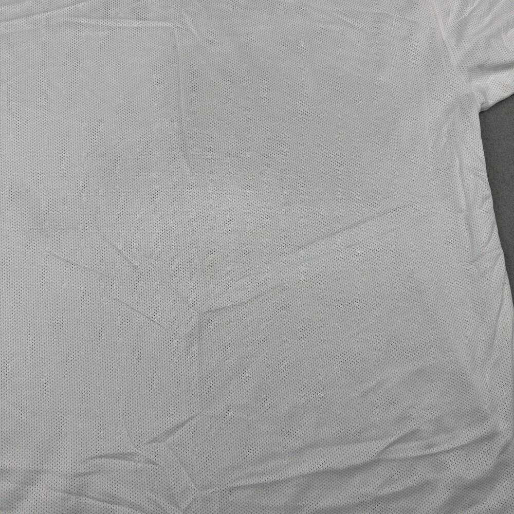 Nike Shirt Men Extra Large White Track & Field Dri-Fit Mesh Star Logo Running *